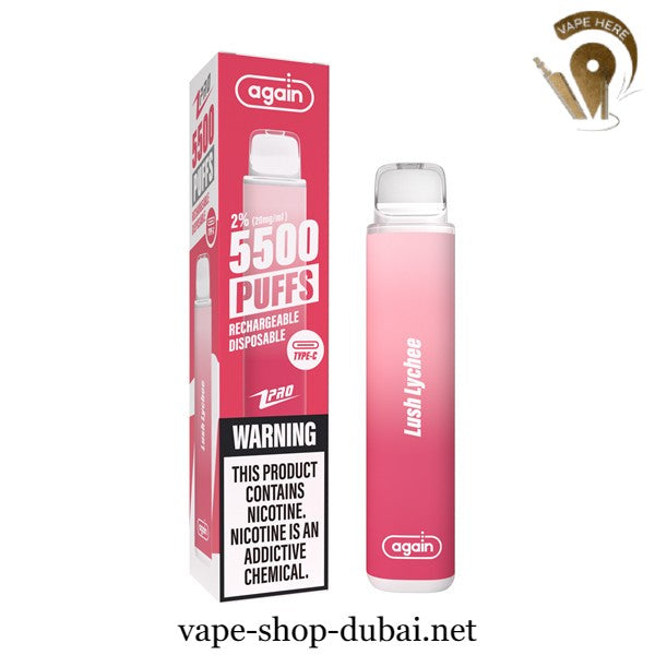 AGAIN Z PRO 5500 PUFFS DISPOSABLE VAPE - Vape Here Store