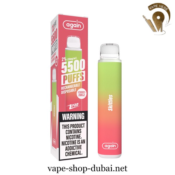 AGAIN Z PRO 5500 PUFFS DISPOSABLE VAPE - Vape Here Store