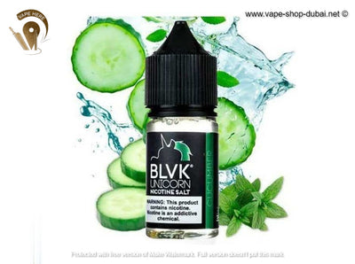 BLVK CUCUMBER SaltNic 30ml - BLVK UNICORN SERIES - Vape Here Store