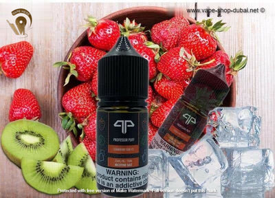 Professor Puffs Strawberry Kiwi Ice 30ml Saltnic - Vape Here Store