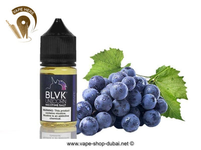 BLVK GRAPE SaltNic 30ml - BLVK UNICORN SERIES - Vape Here Store