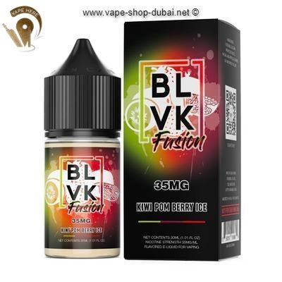 BLVK KIWI POM BERRY ICE SaltNic 30ml - BLVK FUSION SERIES - Vape Here Store