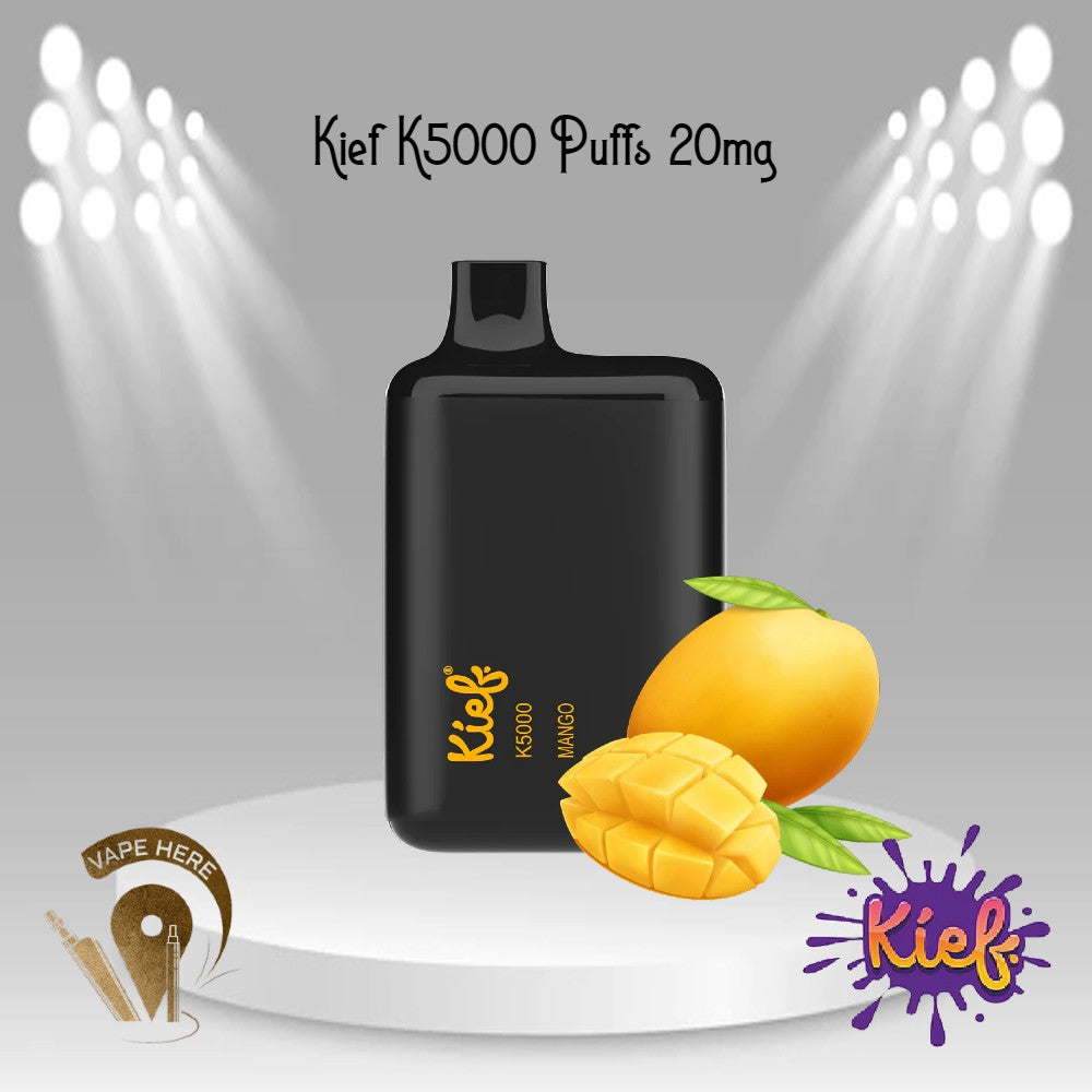 Kief - K5000 Disposable Pods (5000 Puffs,20mg) | Vape Here Dubai | Vape UAE  | Vape Here Store