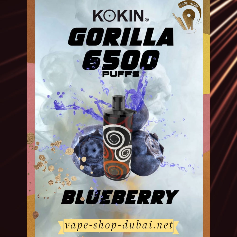 KOKIN GORILLA  6500 PUFFS DISPOSABLE VAPE - Vape Here Store