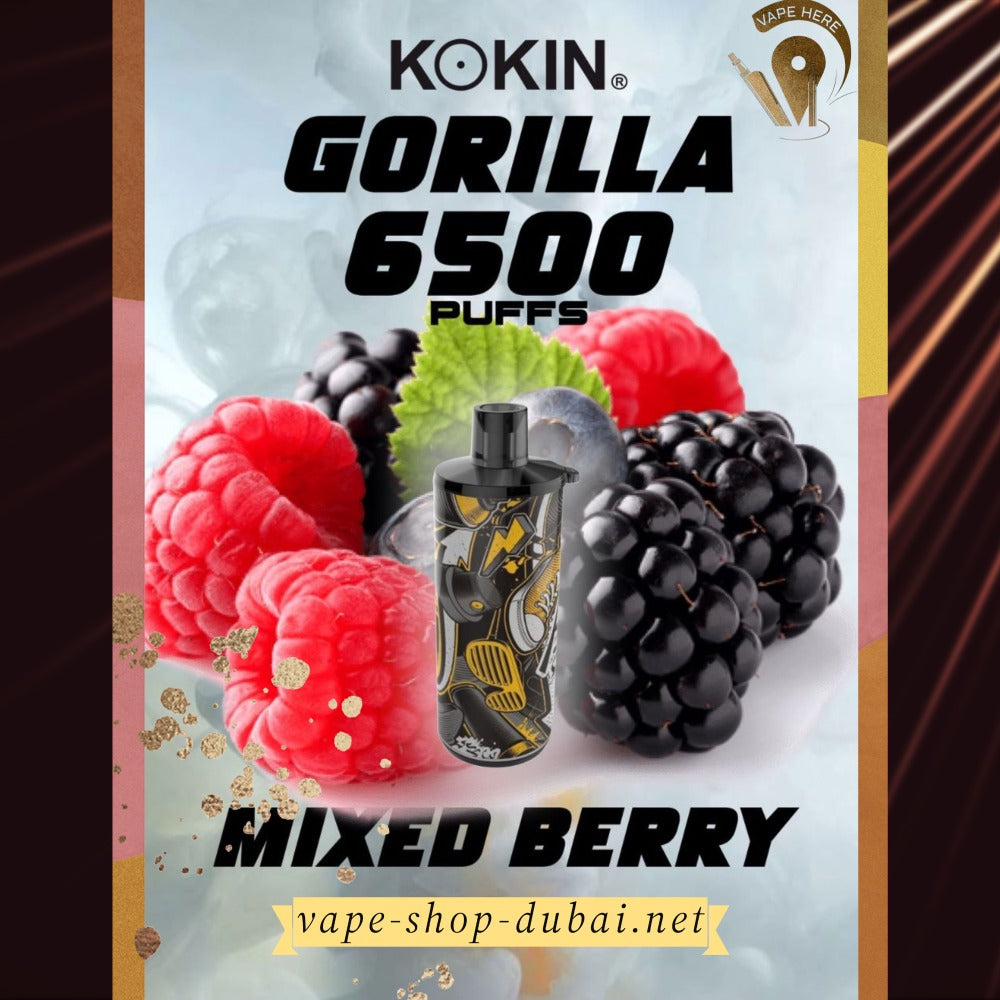 KOKIN GORILLA  6500 PUFFS DISPOSABLE VAPE - Vape Here Store