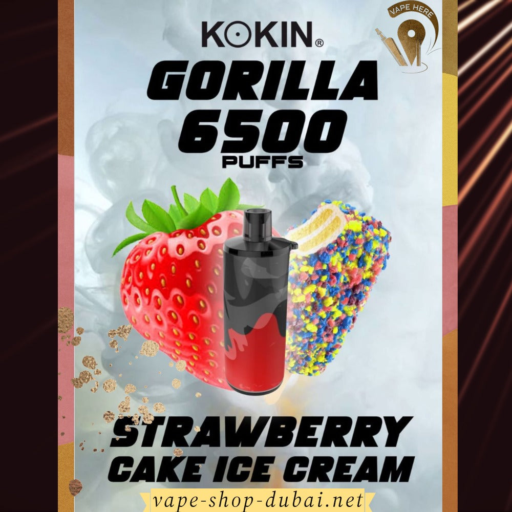 KOKIN GORILLA  6500 PUFFS DISPOSABLE VAPE - Vape Here Store