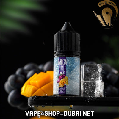 MEGA MANGO GRAPE ICE 30ML SALTNIC -GRAND E-LIQUID - Vape Here Store