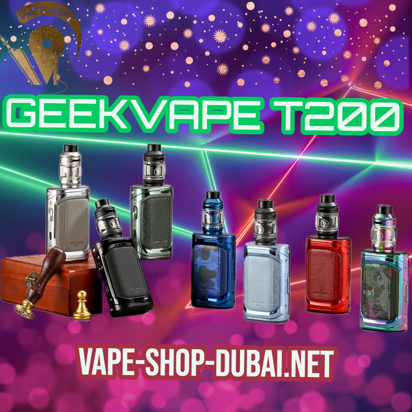 GEEKVAPE T200 (Aegis Touch) STARTER KIT 200W - Vape Here Store