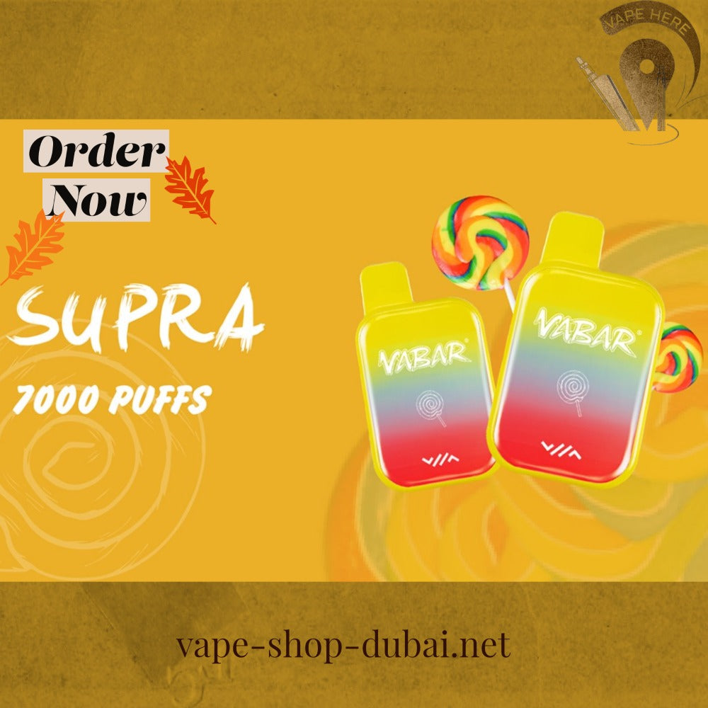 Vabar Supra 7000 Puffs Disposable Pods - Vape Here Store