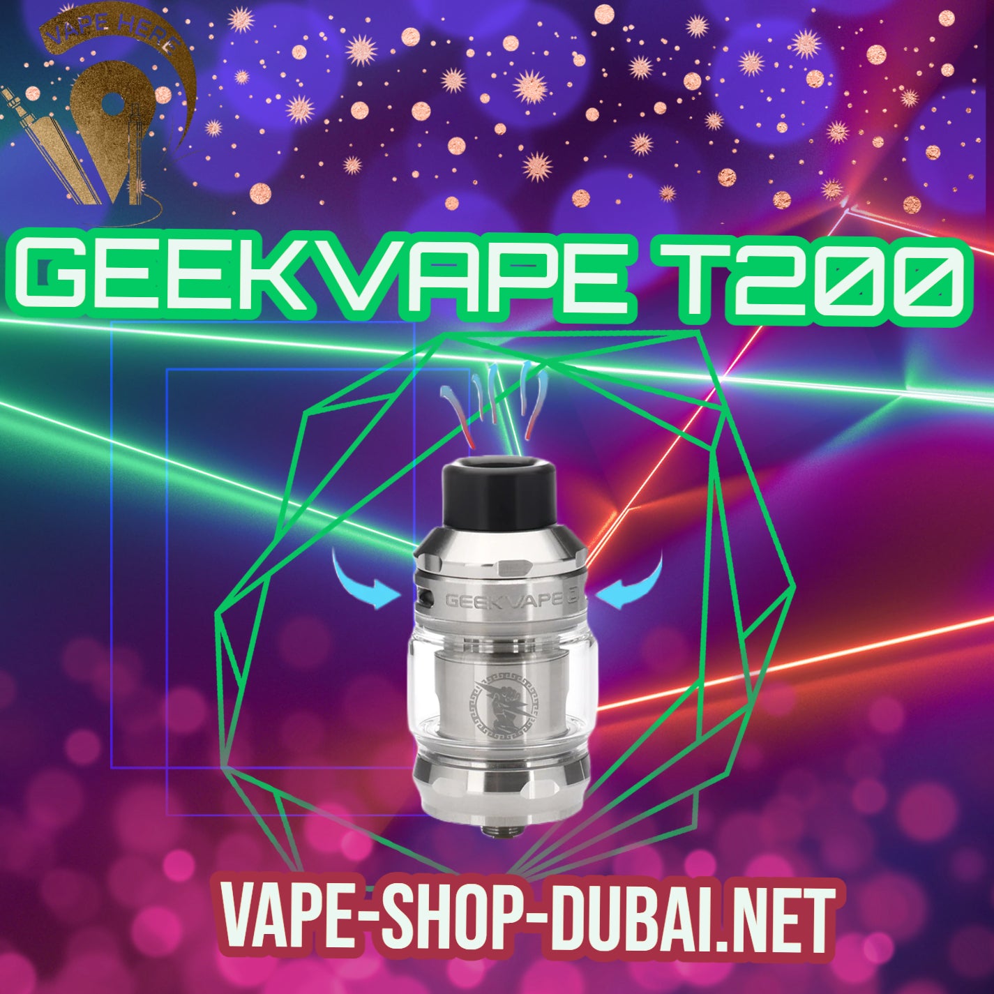 GEEKVAPE T200 (Aegis Touch) STARTER KIT 200W - Vape Here Store