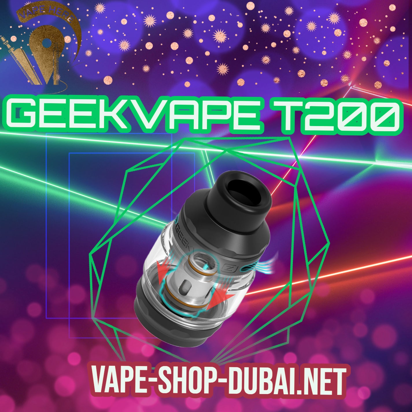 GEEKVAPE T200 (Aegis Touch) STARTER KIT 200W - Vape Here Store