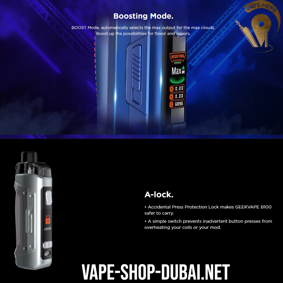 GEEKVAPE B100 (Aegis Boost Pro 2) Kit - Vape Here Store