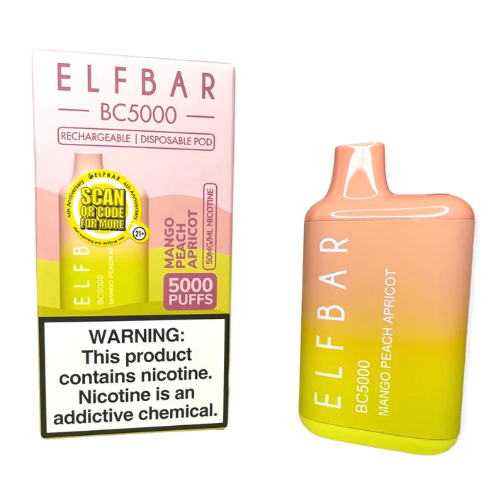 ELF Bar BC5000 Puffs Disposable Pod Device (20mg & 50mg)