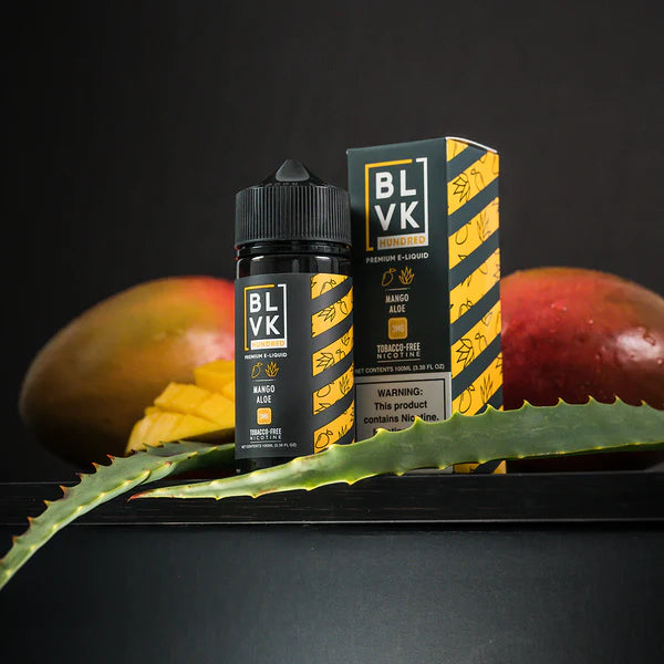 BLVK MANGO ALOE E-liquids 100ml - BLVK HUNDRED SERIES - Vape Here Store