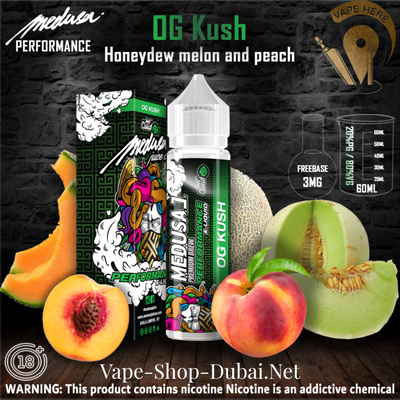 MEDUSA JUICE OG KUSH 60ML E-liquids PERFORMANCE SERIES - Vape Here Store