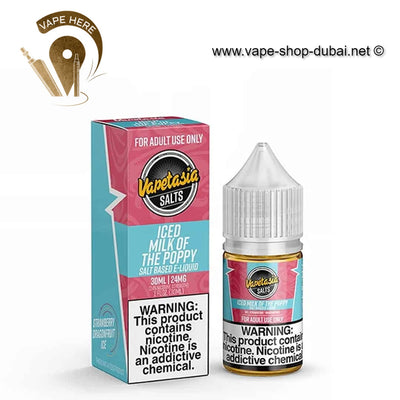 Iced Milk of the Poppy - Vapetasia Salts - Vape Here Store