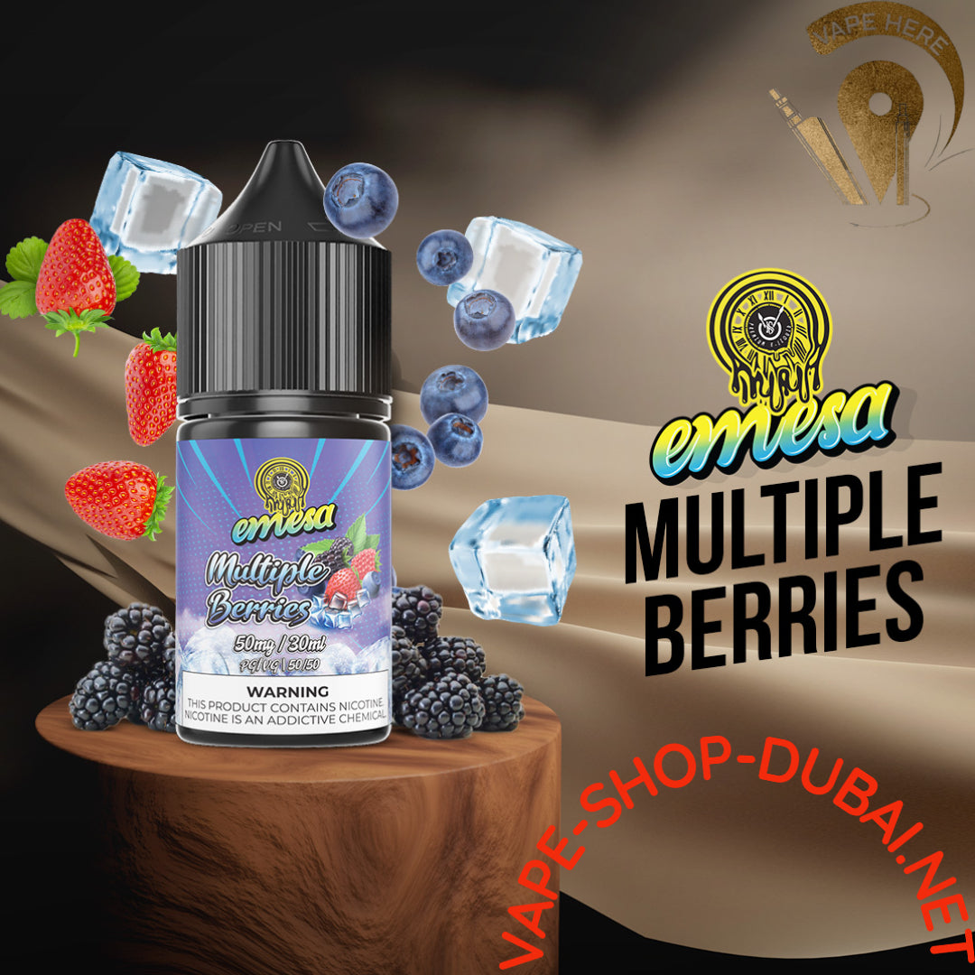 EMESA MULTIPLE BERRIES SALTNIC 30ML - Vape Here Store