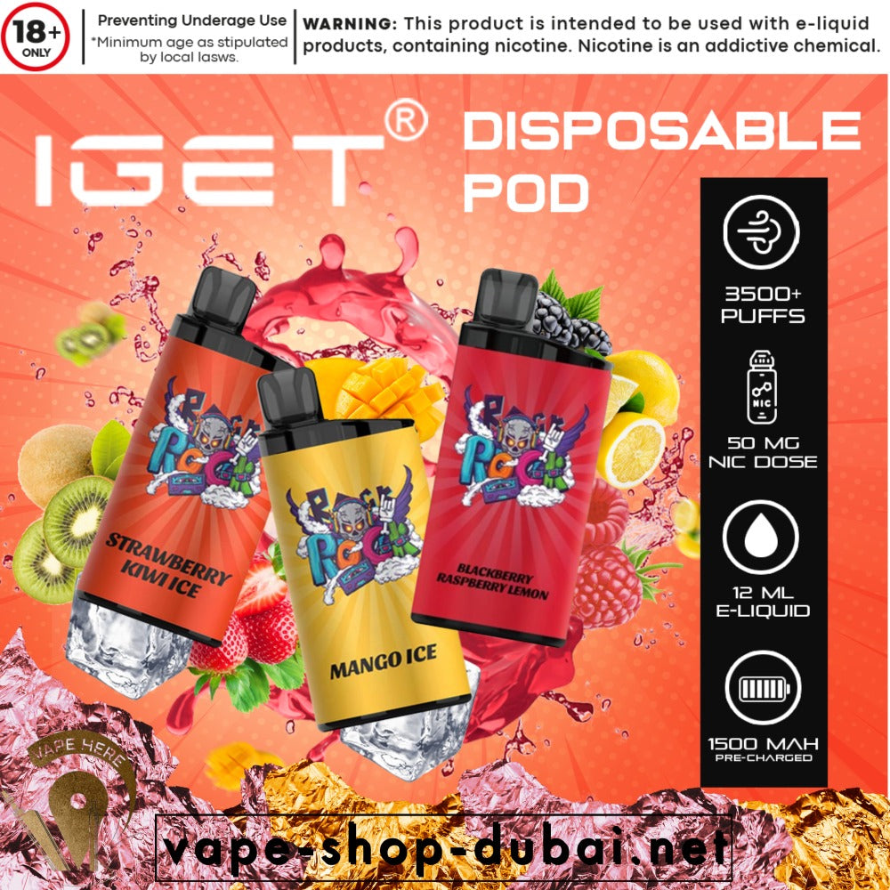 IGET BAR DISPOSABLE VAPE (3500 PUFFS) - Vape Here Store