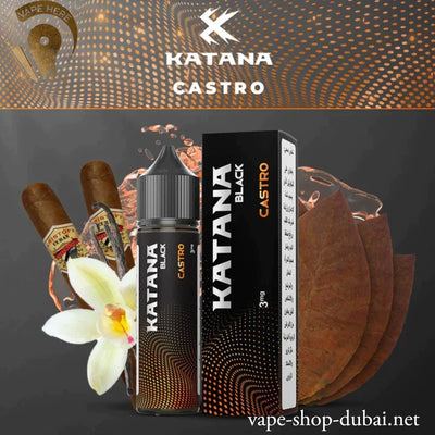 KATANA CASTRO E-LIQUIDE 60ML - BLACK SERIES - Vape Here Store