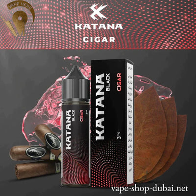 KATANA CIGAR E-LIQUIDE 60ML - BLACK SERIES - Vape Here Store