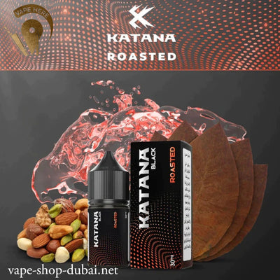 KATANA ROASTED SALTNIC 30ML - BLACK SERIES - Vape Here Store