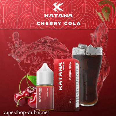 KATANA CHERRY SODA SALTNIC 30ML - FUSION SERIES - Vape Here Store