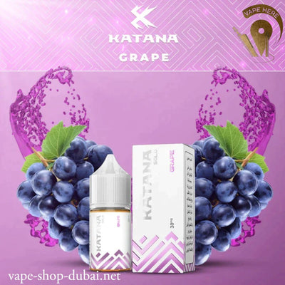 KATANA GRAPE SALTNIC 30ML - SOLO SERIES - Vape Here Store