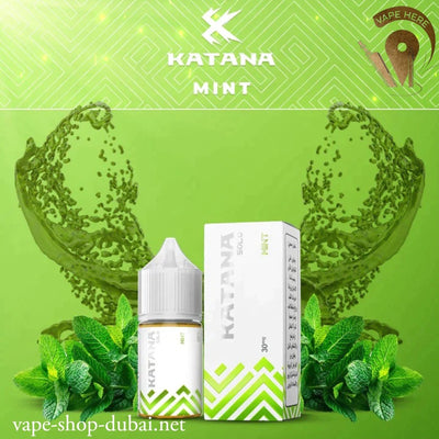 KATANA MINT SALTNIC 30ML - SOLO SERIES - Vape Here Store