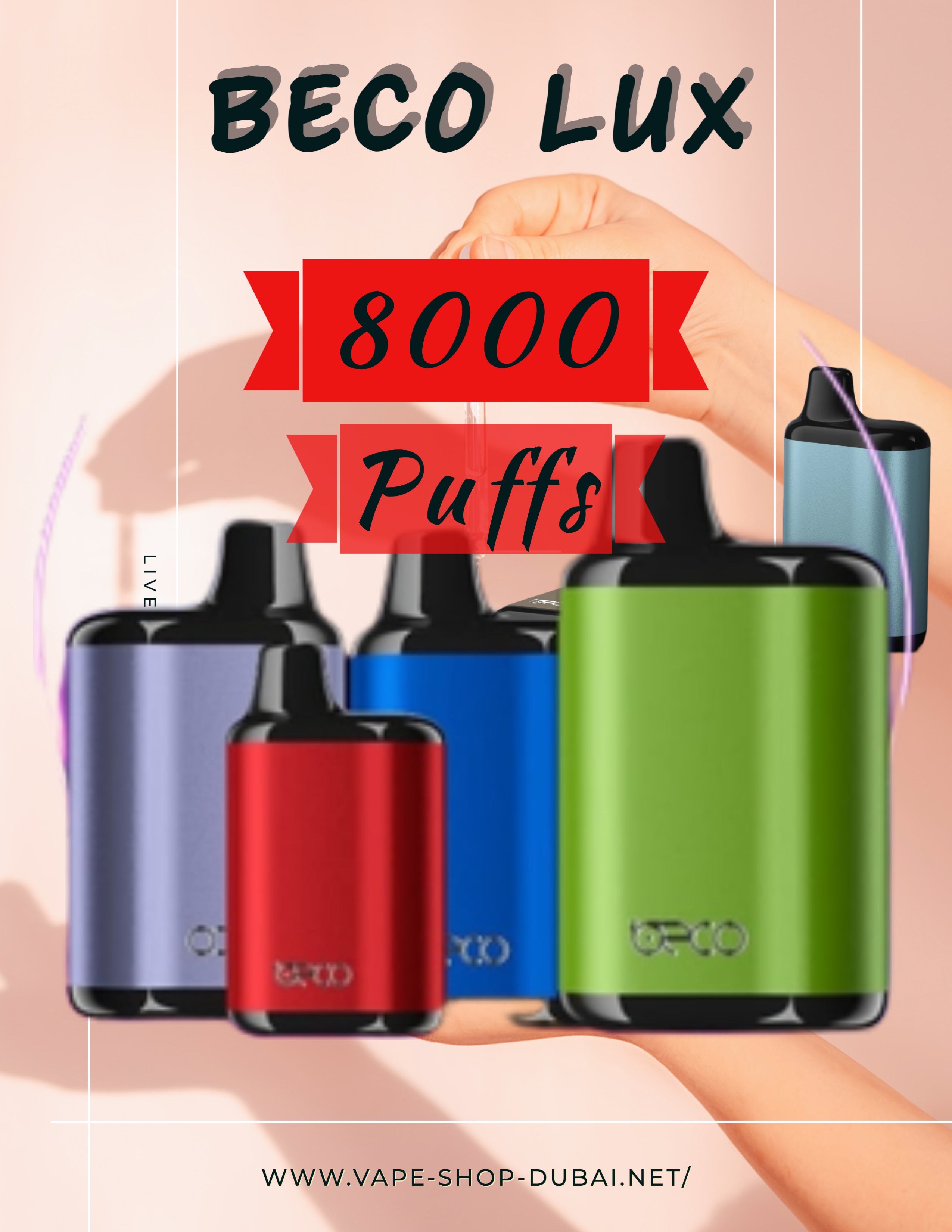 VAPTIO BECO LUX 8000 PUFFS DISPOSABLE VAPE - Vape Here Store