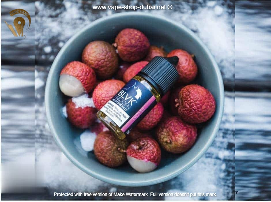 BLVK LYCHEE SlatNic 30ml - BLVK UNICORN SERIES - Vape Here Store