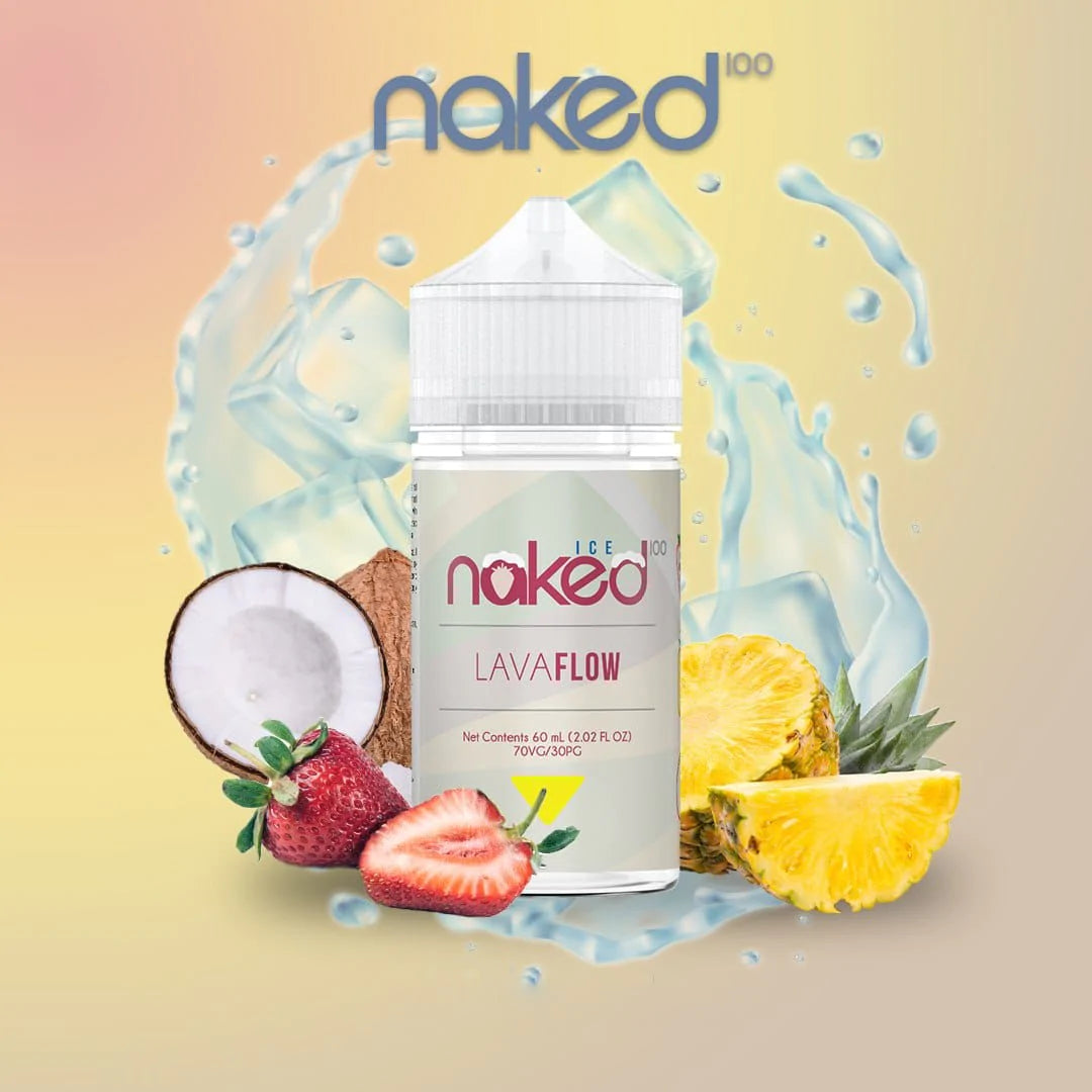 Naked 100 - Lava Flow Ice 30ml - Vape Here Store