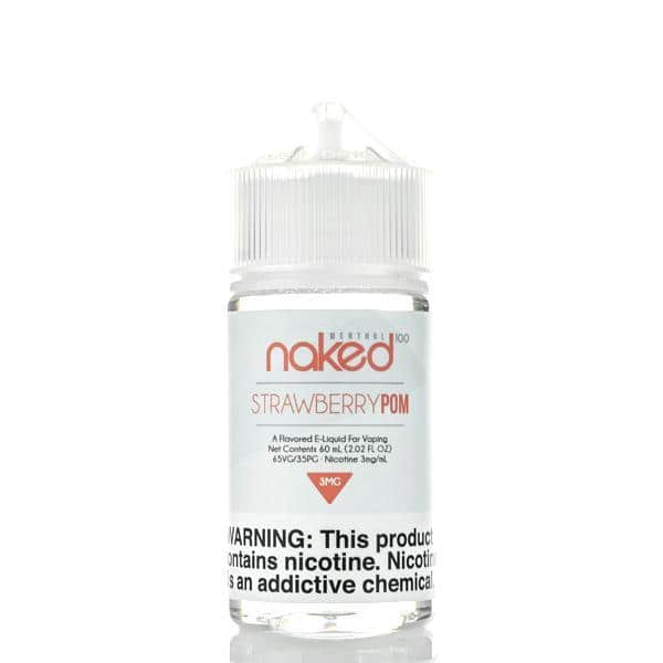Naked 100 - Strawberry Pom 60ml / 50ml (Former Brain Freeze) - Vape Here Store