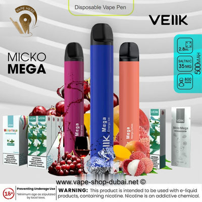 MICKO MEGA DISPOSABLE VAPORIZER - Vape Here Store