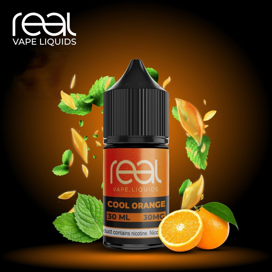 COOL ORANGE - REAL VAPE SALTNIC 30ml - Vape Here Store