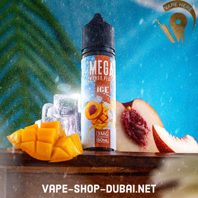 MEGA MANGO PEACH ICE 60ML E-LIQUID -GRAND - Vape Here Store