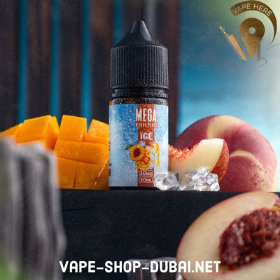 MEGA MANGO PEACH ICE 30ML SALTNIC -GRAND E-LIQUID - Vape Here Store