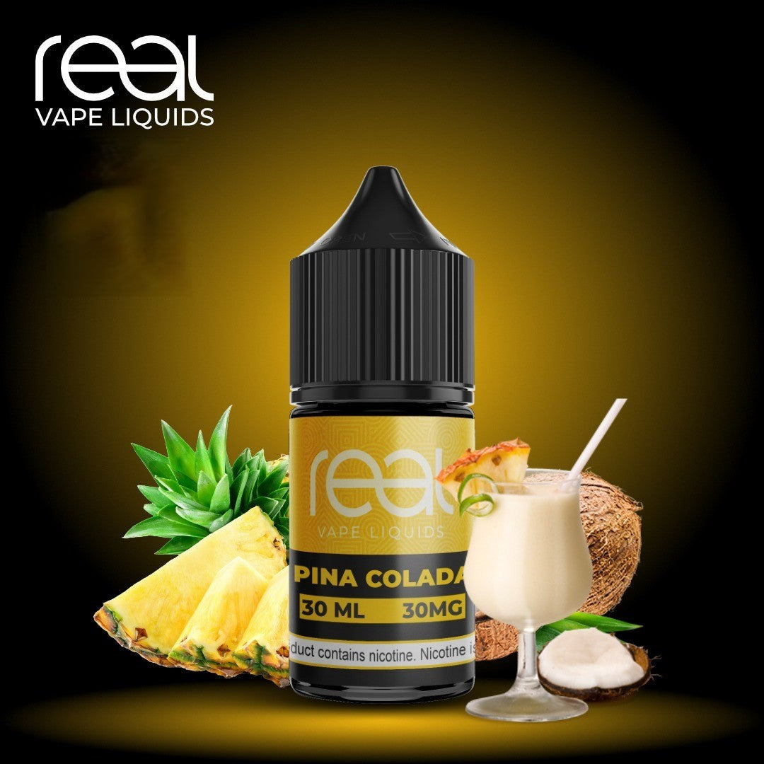 PINA COLADA - REAL VAPE SALTNIC 30ml - Vape Here Store
