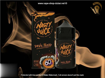 Devil Teeth ( Honeydew ) - Nasty 60ml - Vape Here Store