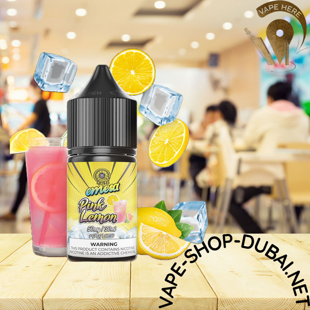EMESA PINK LEMON SALTNIC 30ML - Vape Here Store