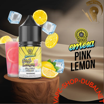 EMESA PINK LEMON SALTNIC 30ML - Vape Here Store