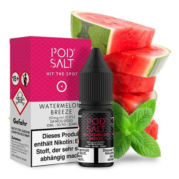 Pod Salt Watermelon Breeze - NicSalt - Vape Here Store
