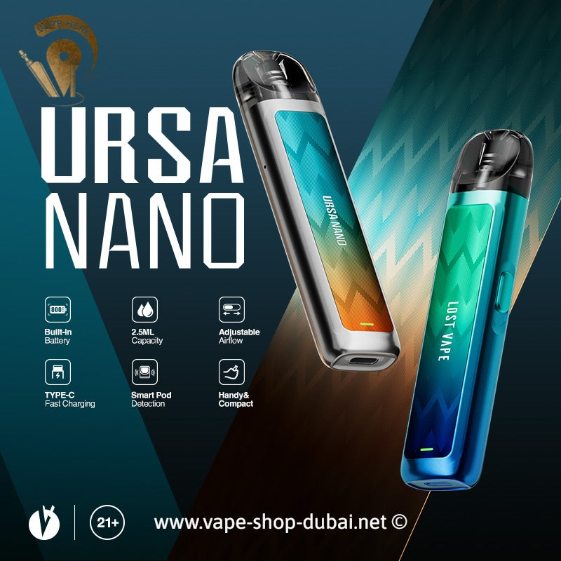 LOST VAPE - URSA NANO POD KIT 800mAh - Vape Here Store