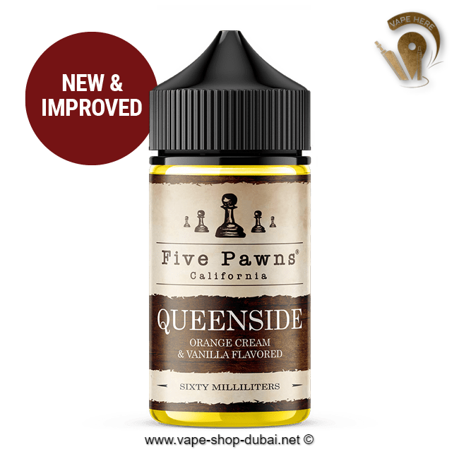 Queenside - 60ml E liquid by Five Pawns California - Vape Here Store