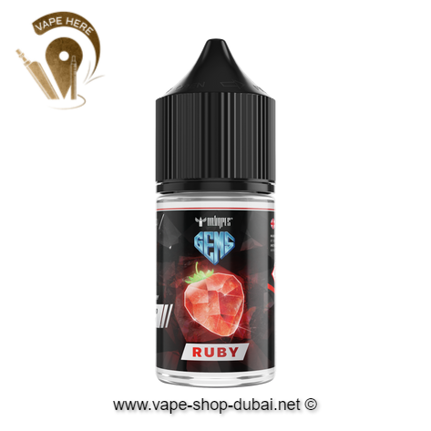 RUBY SUPER STRAWBERRY -  SaltNic 30ml by Dr Vapes (GEMS Series) - Vape Here Store