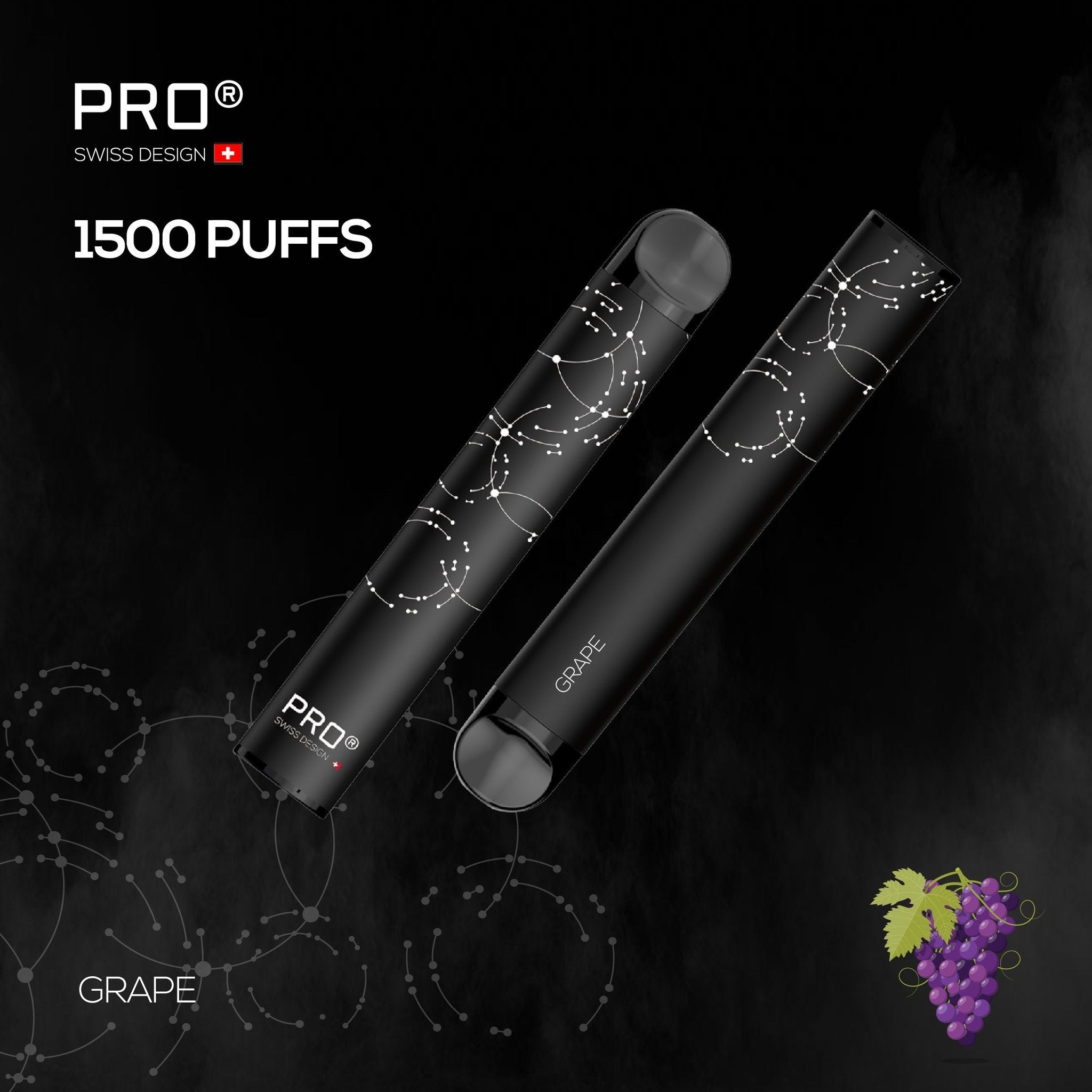 SWISS PRO Disposable Pod System - 1500 Puffs - 20 mg