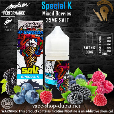 MEDUSA JUICE SPECIAL K SALTNIC 30ML - PERFORMANCE SERIES - Vape Here Store