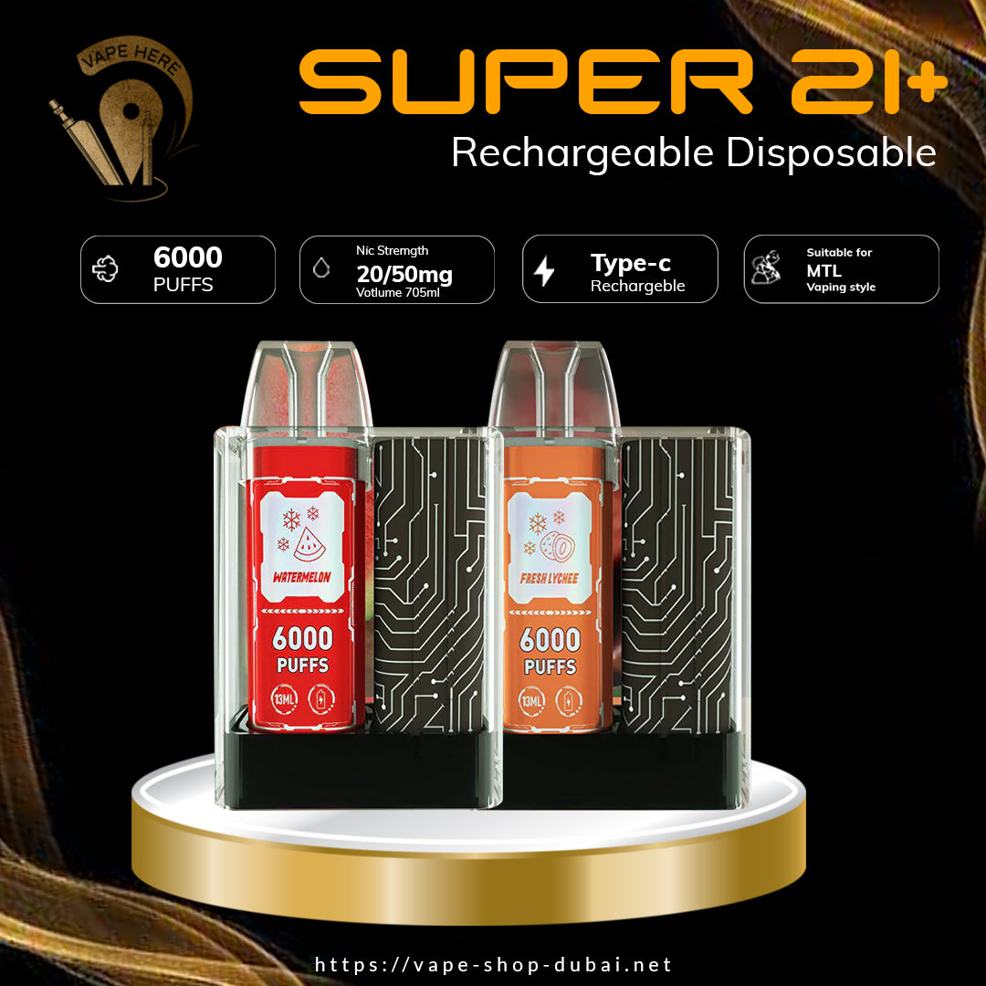 SUPER 21+ 6000 Puffs Disposable Kit