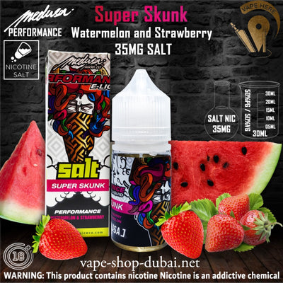 MEDUSA JUICE SUPER SKUNK SALTNIC 30ML - PERFORMANCE SERIES - Vape Here Store