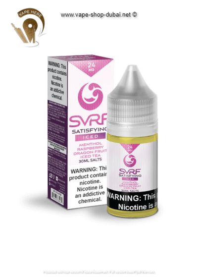 SVRF - SATISFYING ICED 30ML SALTS - Vape Here Store