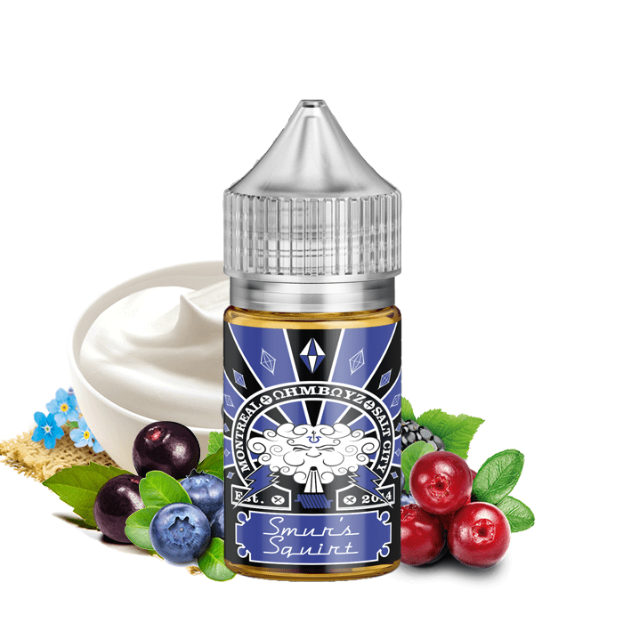 Smur’s Squirt 30ml SaltNic - by Ohmboyz Drip City - Vape Here Store